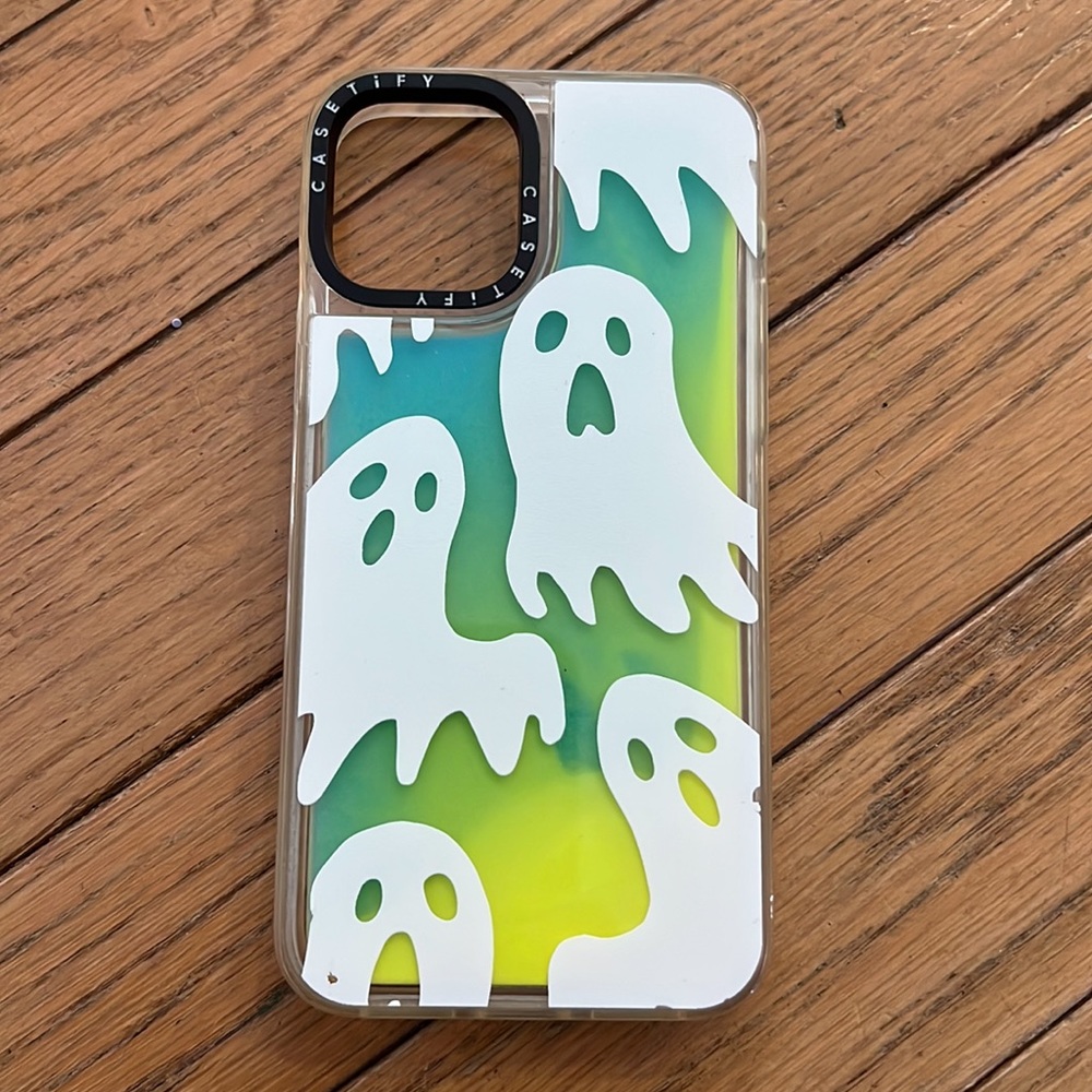 Casetify lava lamp style ghost printed iPhone 11 Pro case
